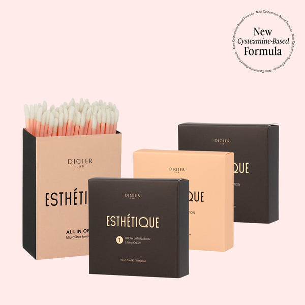 Esthétique Brow Lamination Kit with Microfiber Brushes Didier Lab