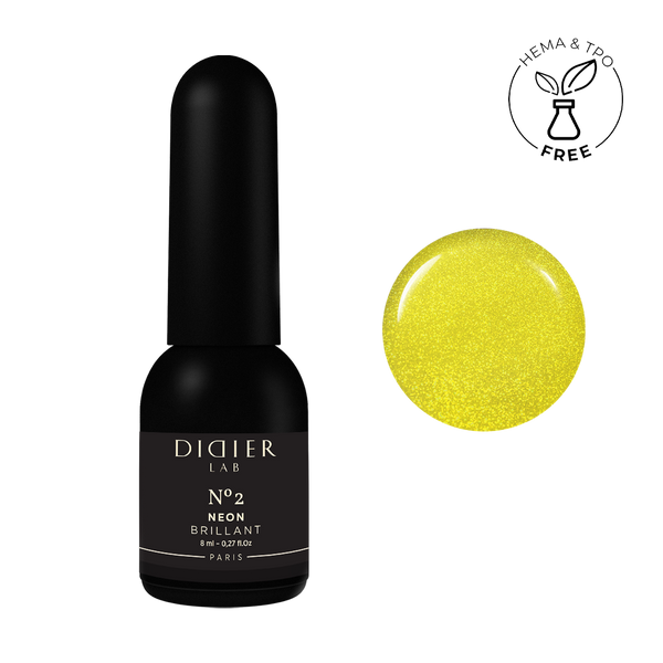 Vernis Semi-Permanent Brillant NEON No2 Didier Lab 8ml