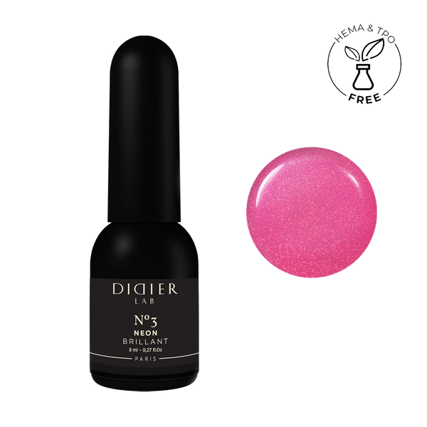 Vernis Semi-Permanent Brillant NEON No3 Didier Lab 8ml