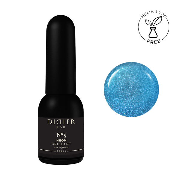 Vernis Semi-Permanent Brillant NEON No5 Didier Lab 8ml