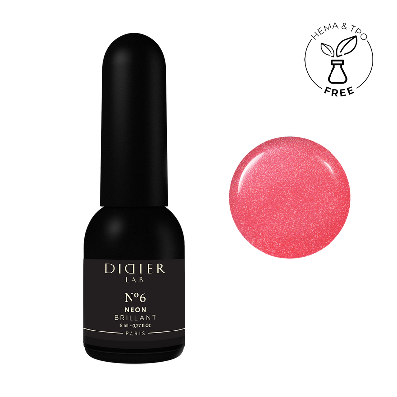 Vernis Semi-Permanent Brillant NEON No6 Didier Lab 8ml