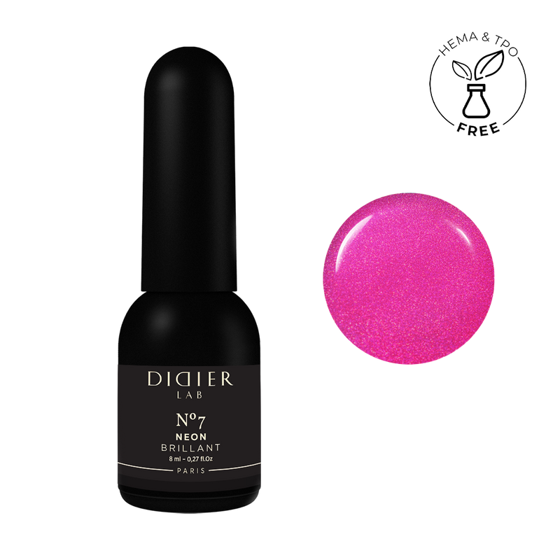 Vernis Semi-Permanent Brillant NEON No7 Didier Lab 8ml