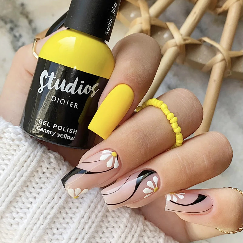 Vernis Semi-Permanent Canary Yellow, Sans TPO, Studios Didier 8ml