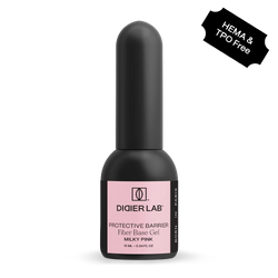 Base Semi-Permanent Fiber Gel Milky Pink, Sans HEMA ni TPO, Didier Lab 10ml