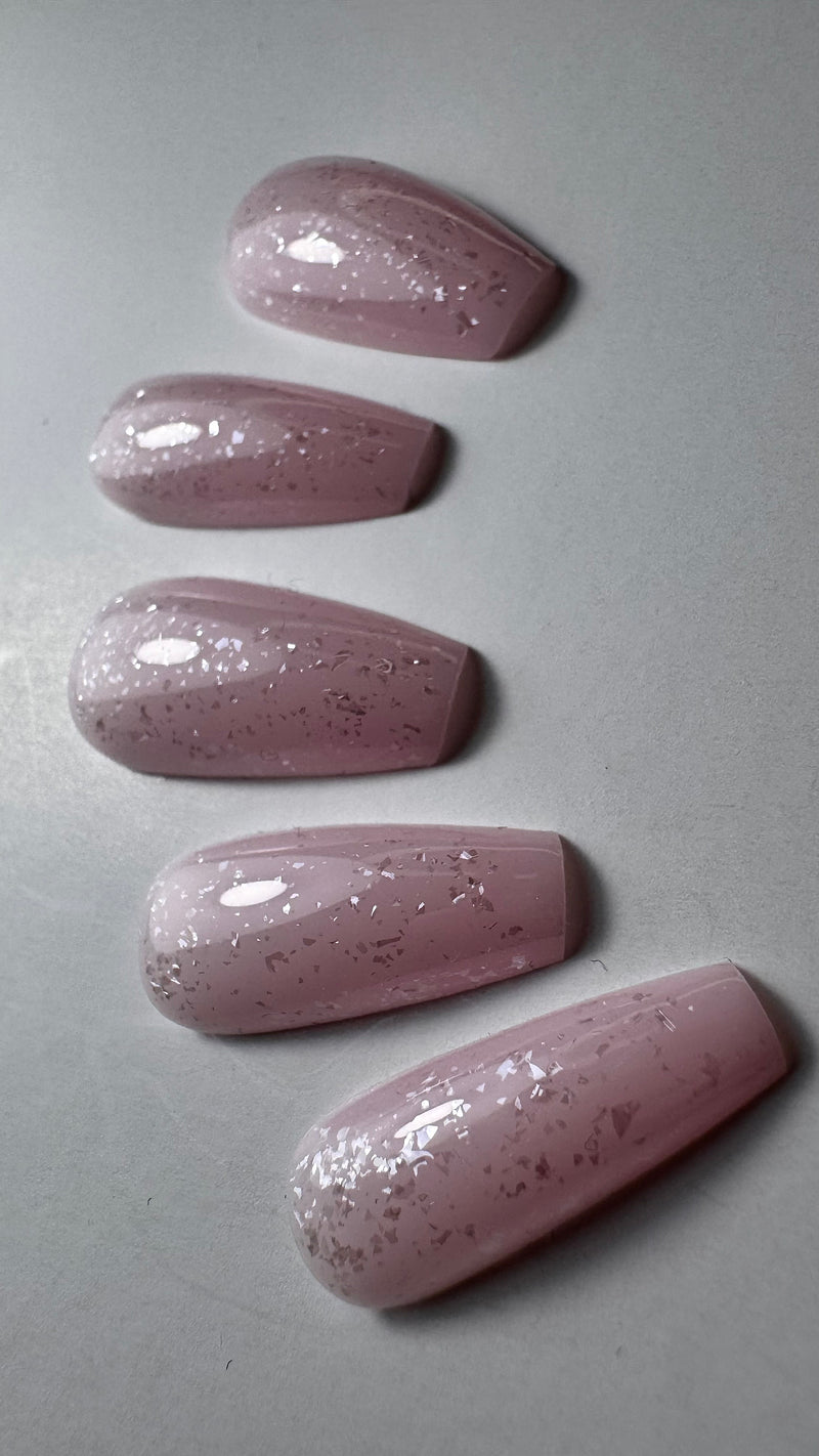 Top Coat Semi-permanent "Didier Lab", Glitter Top coat, silver, 10 ml