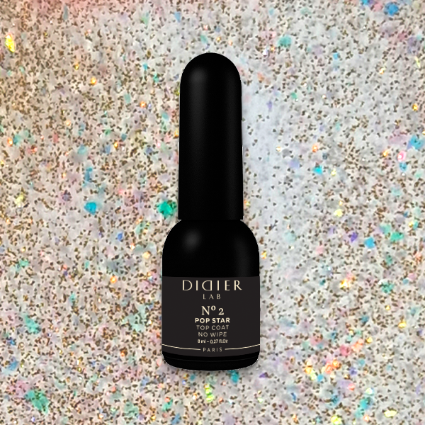 Top Coat Semi-Permanent No Wipe Pop Star No2 Studios Didier 8ml