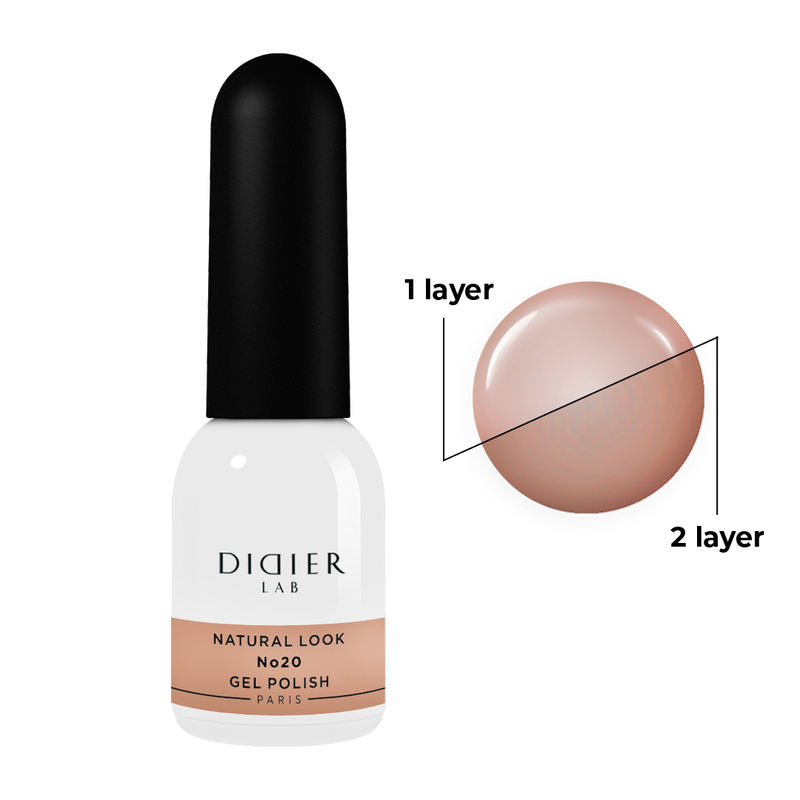 Vernis Semi-Permanent Natural Look No20 Didier Lab 10ml