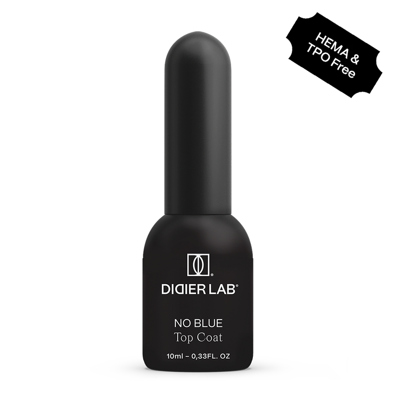 Top Coat Semi-Permanent No Blue, Sans HEMA ni TPO, Didier 10 ml