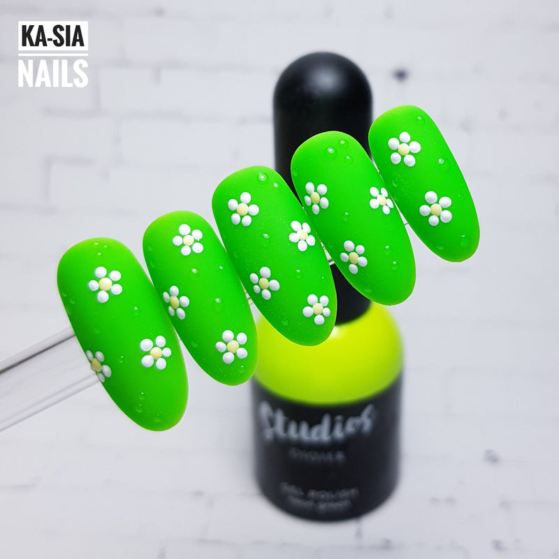 Vernis Semi-Permanent Neon Green, Sans TPO, Studios Didier 8ml