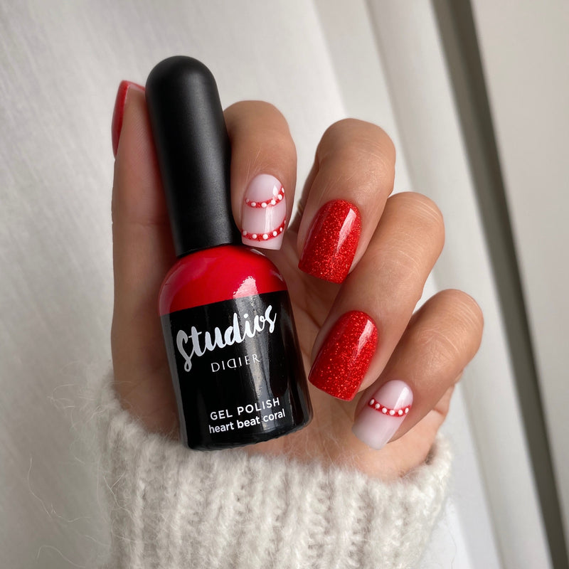 Vernis Semi-Permanent Heart Beat Coral, sans TPO ni HEMA, Studios Didier 8ml