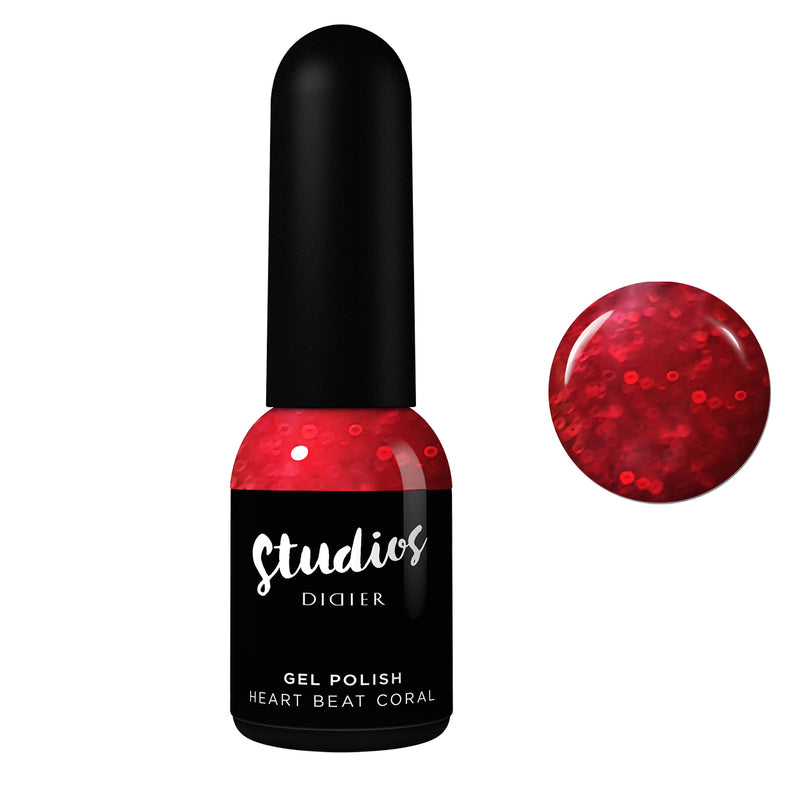 Vernis Semi-Permanent Heart Beat Coral, sans TPO ni HEMA, Studios Didier 8ml