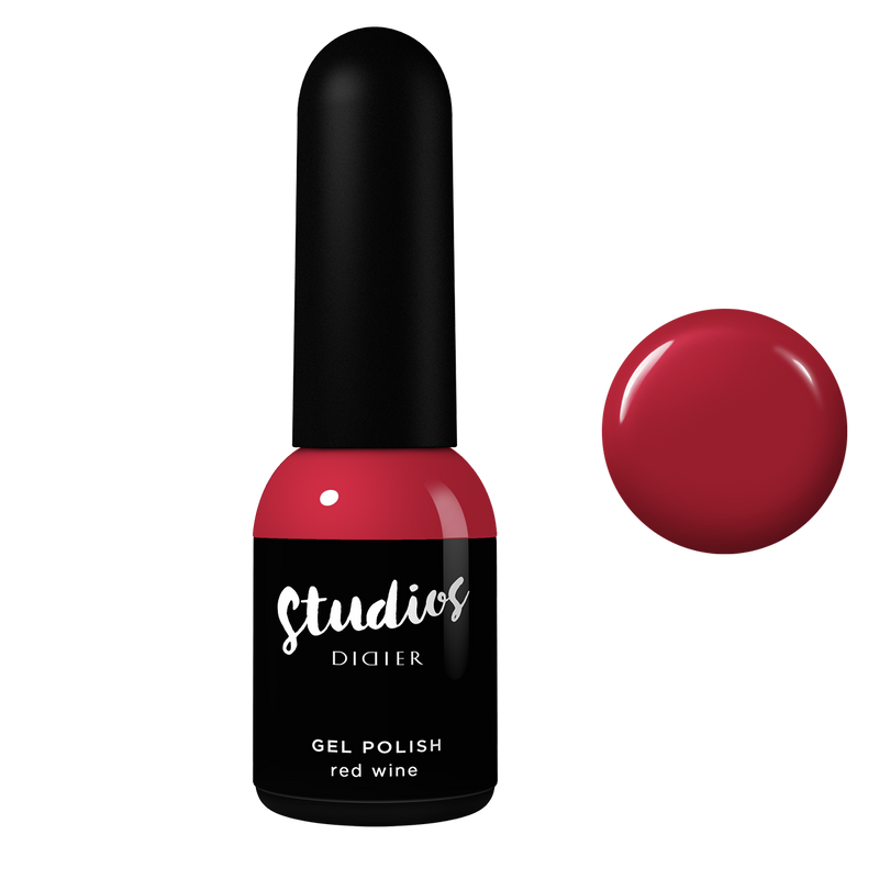Vernis Semi-Permanent Red Wine, Sans HEMA ni TPO, Studios Didier 8ml