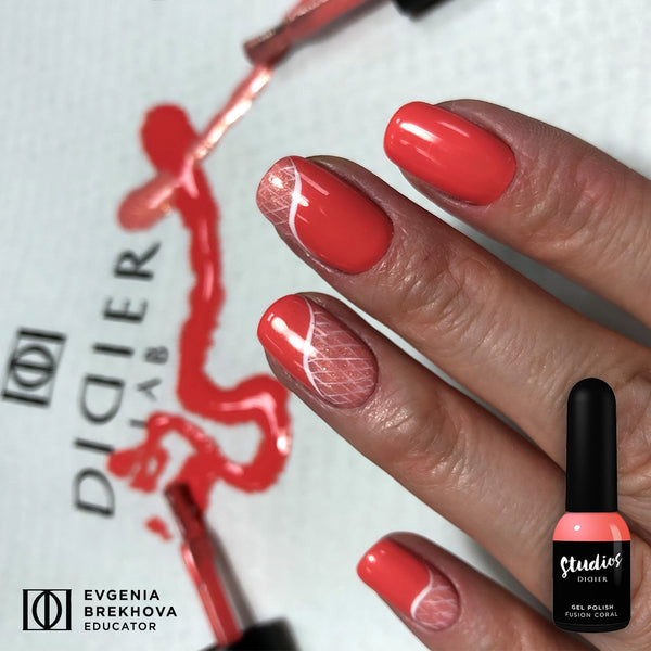 Vernis Semi-Permanent Fusion coral Studios Didier 8ml