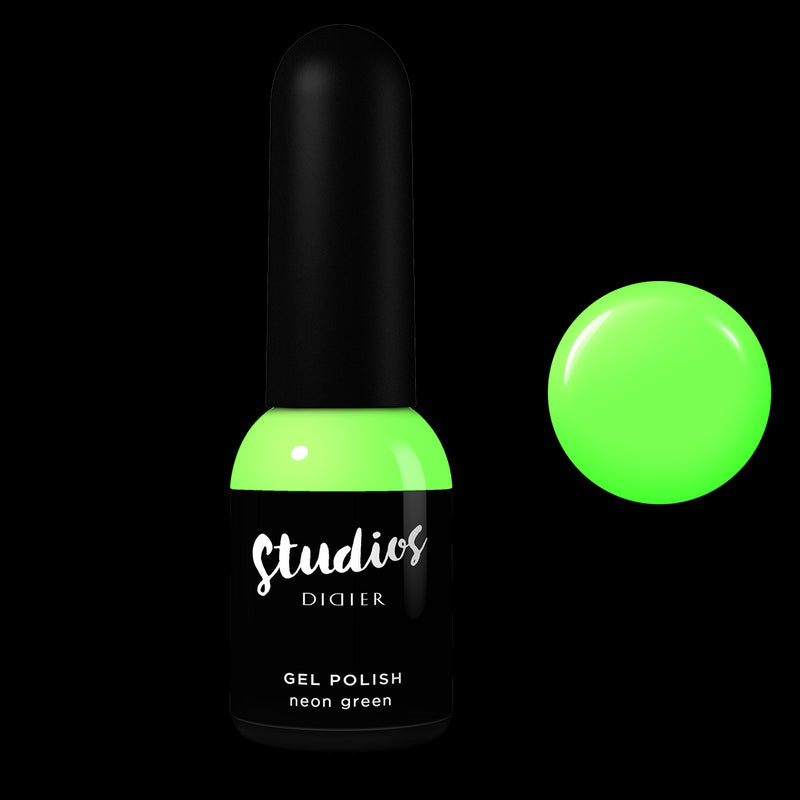 Vernis Semi-Permanent Neon Green, Sans TPO, Studios Didier 8ml