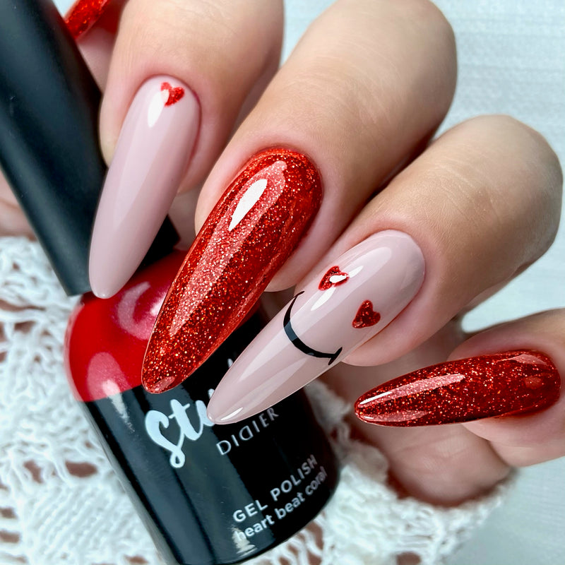 Vernis Semi-Permanent Heart Beat Coral, sans TPO ni HEMA, Studios Didier 8ml