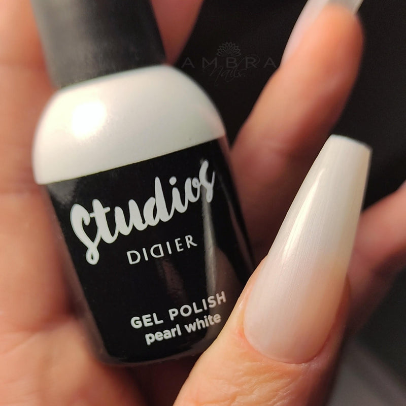 Vernis Semi-Permanent Pearl White Studios Didier 8ml