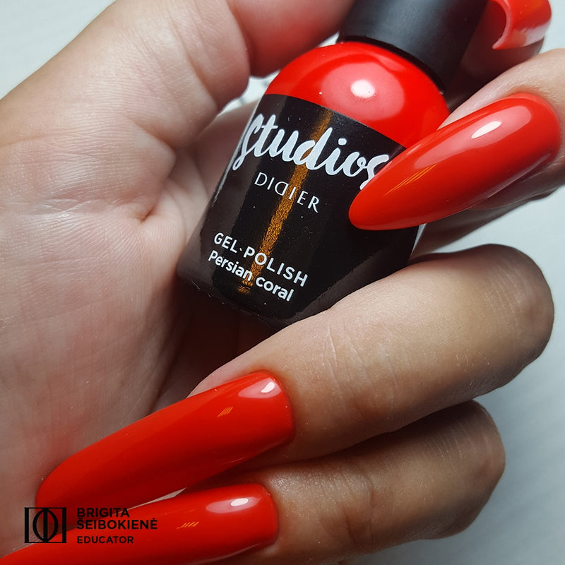 Vernis Semi-Permanent Persian Coral, Sans HEMA ni TPO, Studios Didier 8ml