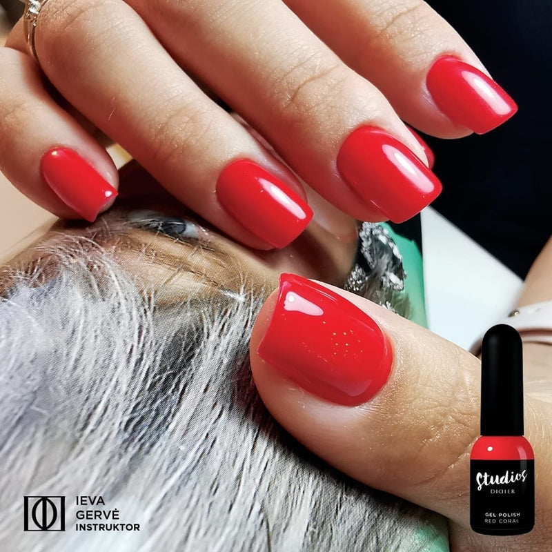 Vernis Semi-Permanent Red Coral Studios Didier 8ml