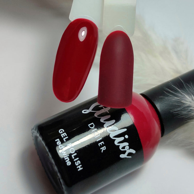 Vernis Semi-Permanent Red Wine, Sans HEMA ni TPO, Studios Didier 8ml