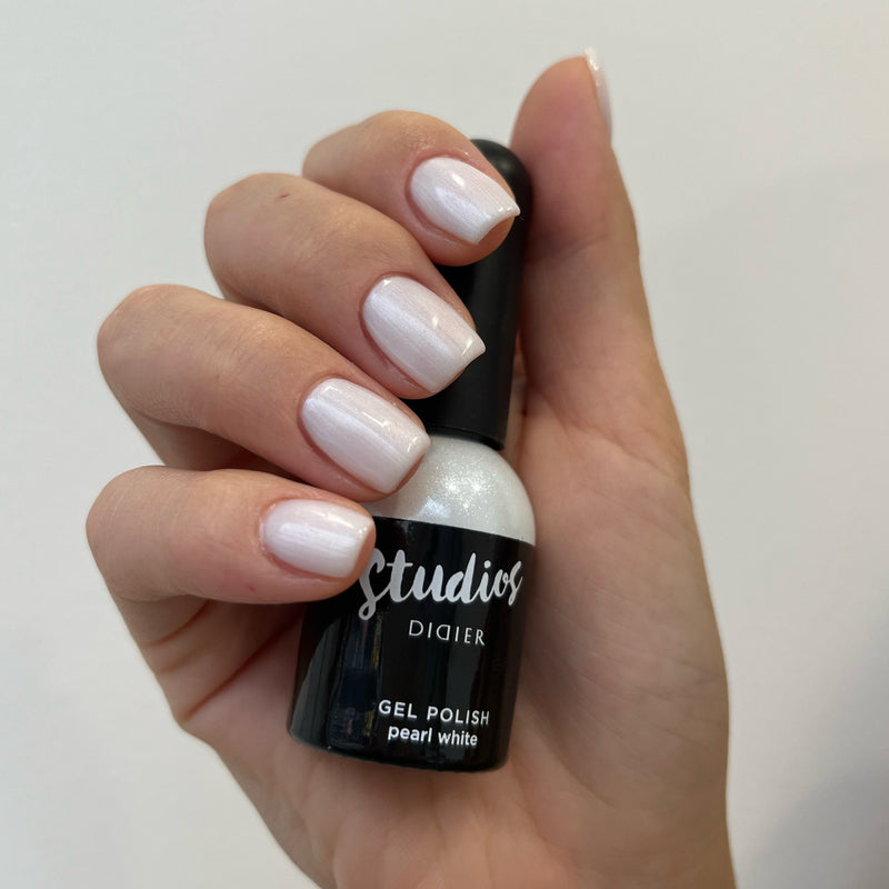 Vernis Semi-Permanent Pearl White Studios Didier 8ml